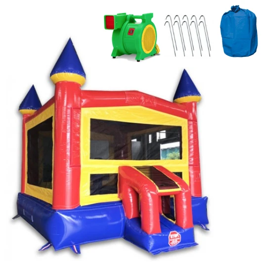 How are commercial bounce houses different?