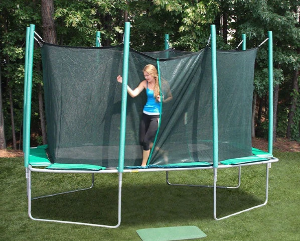 Magic Circle 9' x 14' Rectangle Trampoline With Safety Enclosure