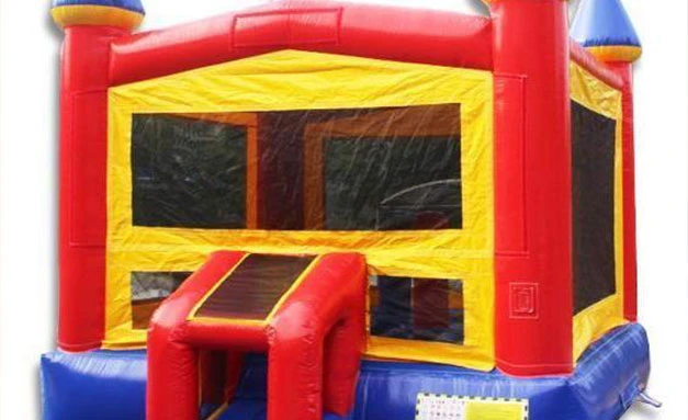 red yellow commercial grade inflatables for sale