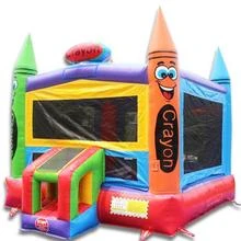 14' Crayon Commercial Bounce House