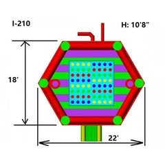 OctoDome 5 in 1 Commercial Bounce House