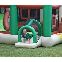 Kidwise Outdoors Clubhouse Climber Bounce House