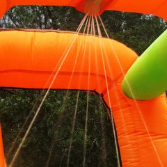 KidWise Endless Fun 11 in 1 Inflatable Bounce House with Waterslide