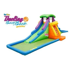 KidWise Dueling 2 Back to Back Inflatable Water Slide