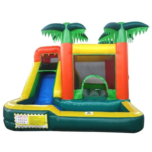 15' Palm Tree Combo Water Slide