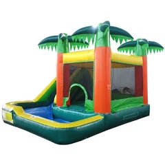 15' Palm Tree Combo Water Slide