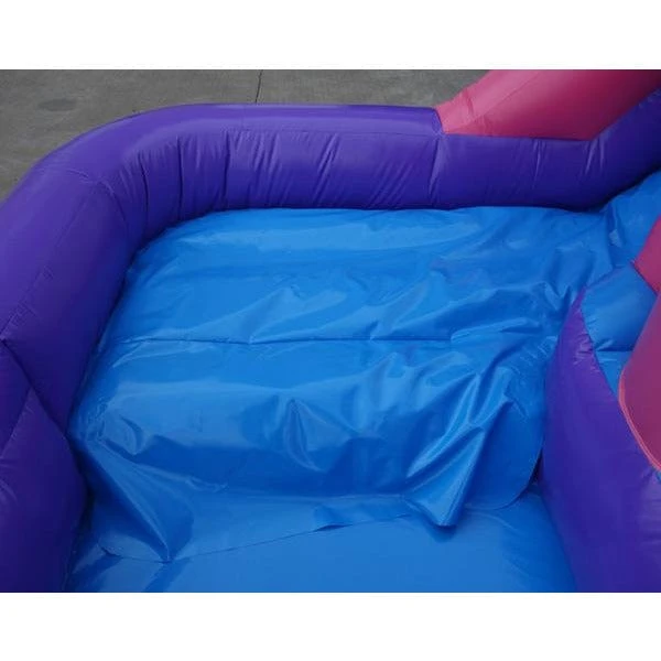 15' Pink Castle Combo Water Slide
