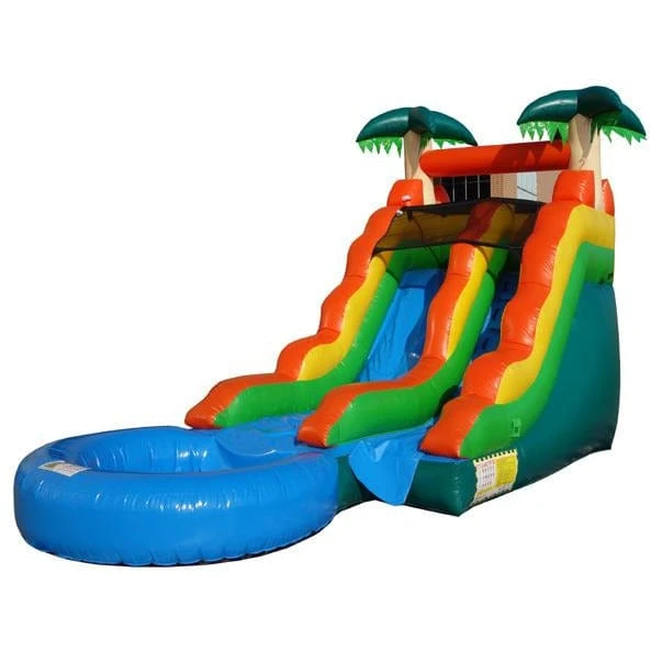 13' H Palm Tree Slide Water Slide