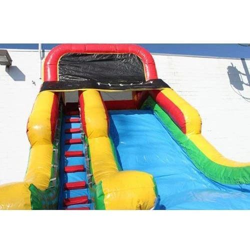 16'H Rainbow Inflatable Slide Wet n Dry