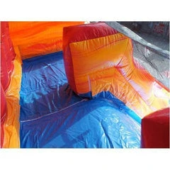 19'H Dual Lane Inflatable Wet/Dry Slide With Pool