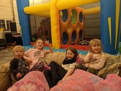 The Backyard Play Store Kidwise Jump'n Dodgeball Bounce House Review